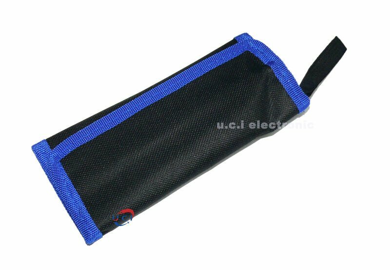 【UCI電子】(D-57) 不銹鋼鑷子套裝 尖頭彎頭鑷子拆機撬棒10件套帆布袋裝 鑷子工具包