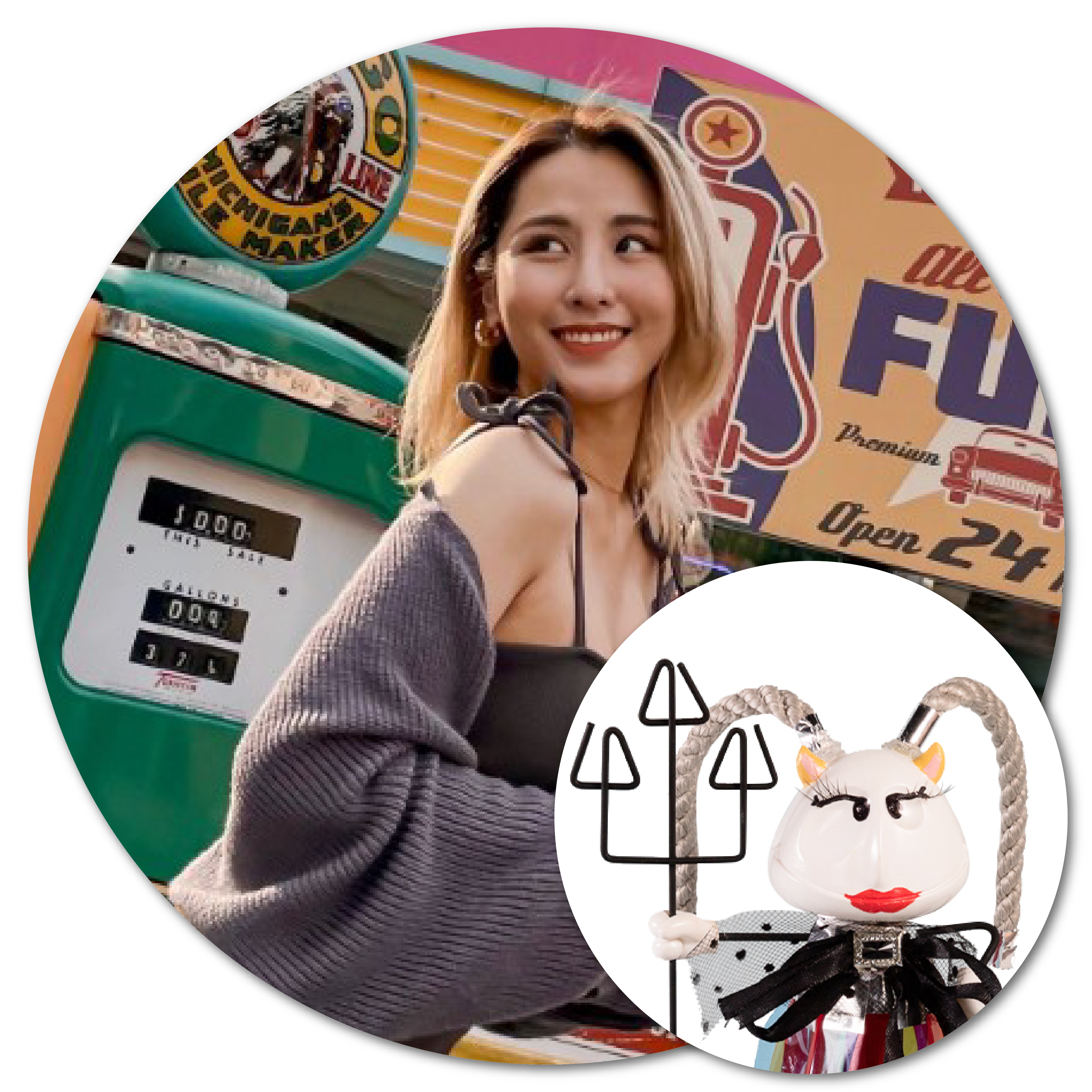 黛咪 Demi 創作公仔 Eda 伊達 小惡魔公仔 選你所愛 為愛應援 投票 義賣 捐款 satana