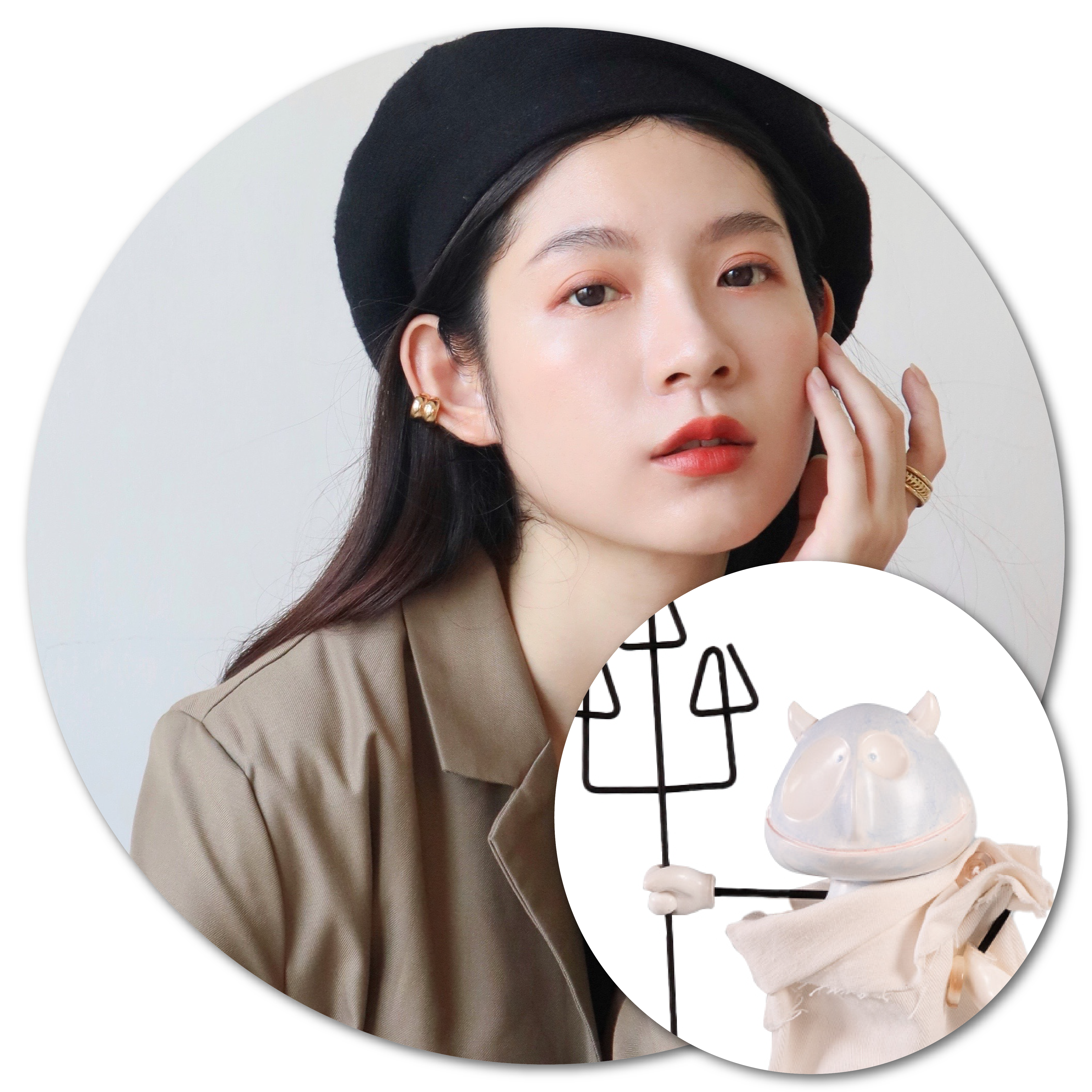 陳怡安 創作公仔 擁抱藍色的自己 小惡魔公仔 選你所愛 為愛應援 投票 義賣 捐款 satana