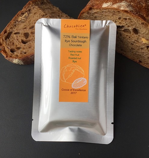 [香港製造] Chocobien 黑麥酵母72%巴里島朱古力 50g