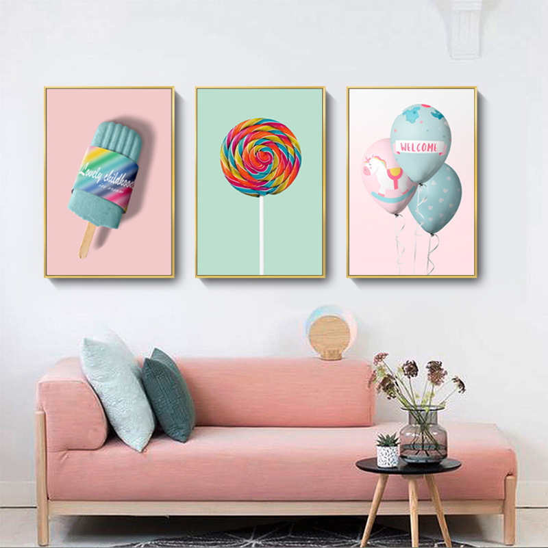 童心未泯無框掛畫