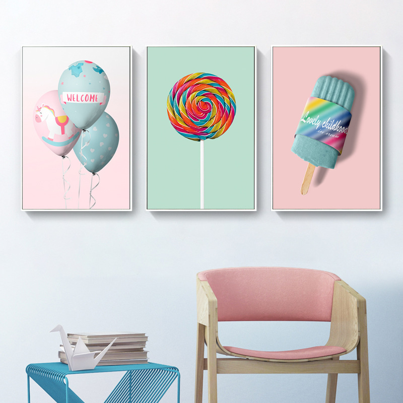 童心未泯無框掛畫