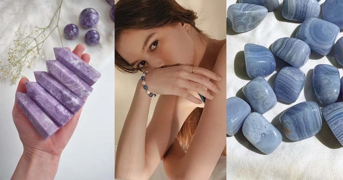 藍色和紫色東陵玉有貴人相助，必能心想事成