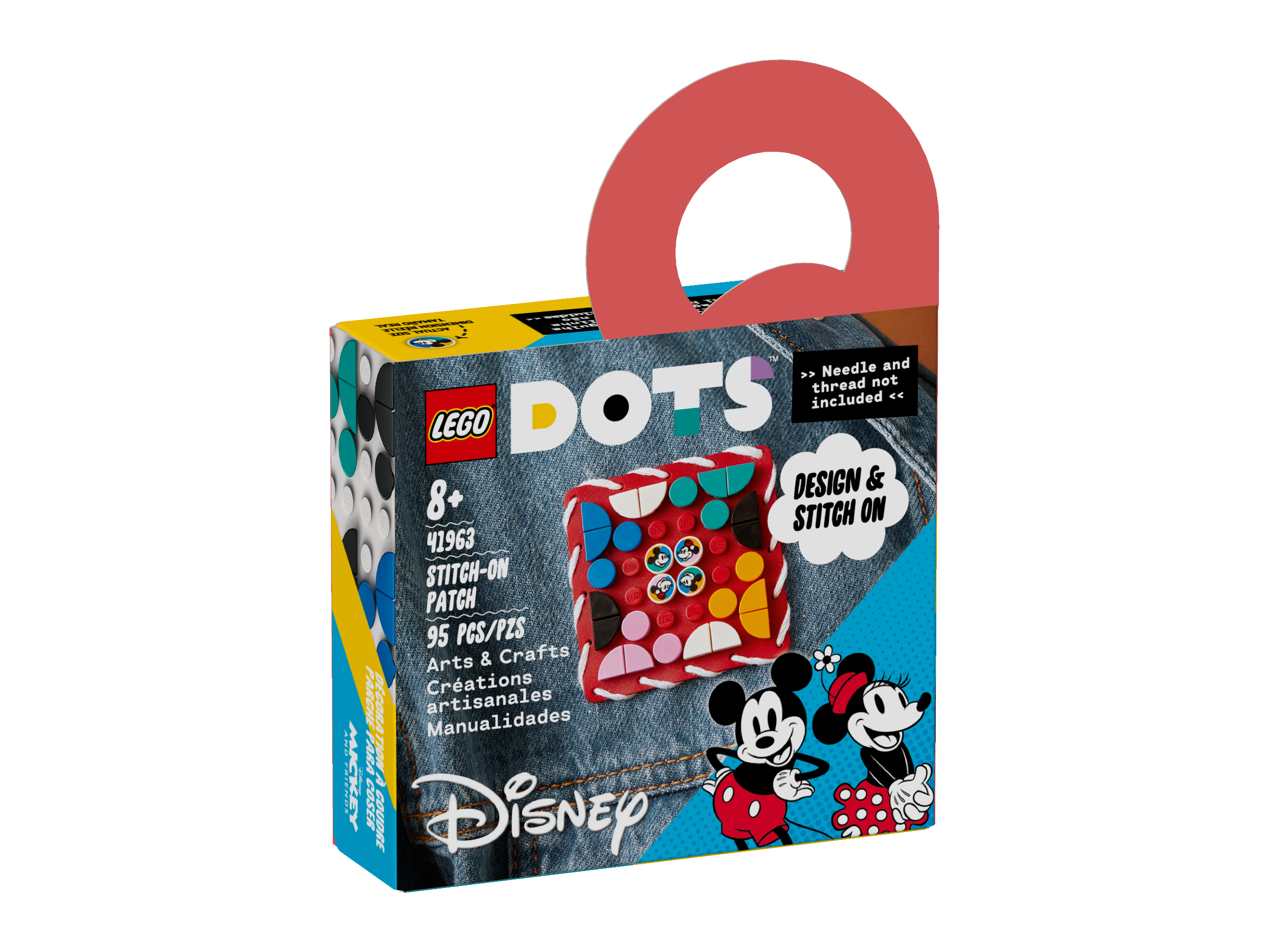 LEGO 41963 Mickey Mouse & Minnie Mouse Stitch-on Patch 米奇和米妮 DOTS 設計縫片 (DOTS)