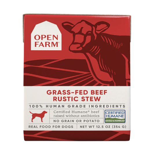 OPEN FARM 草飼牛燉肉配方狗濕糧 12.5OZ