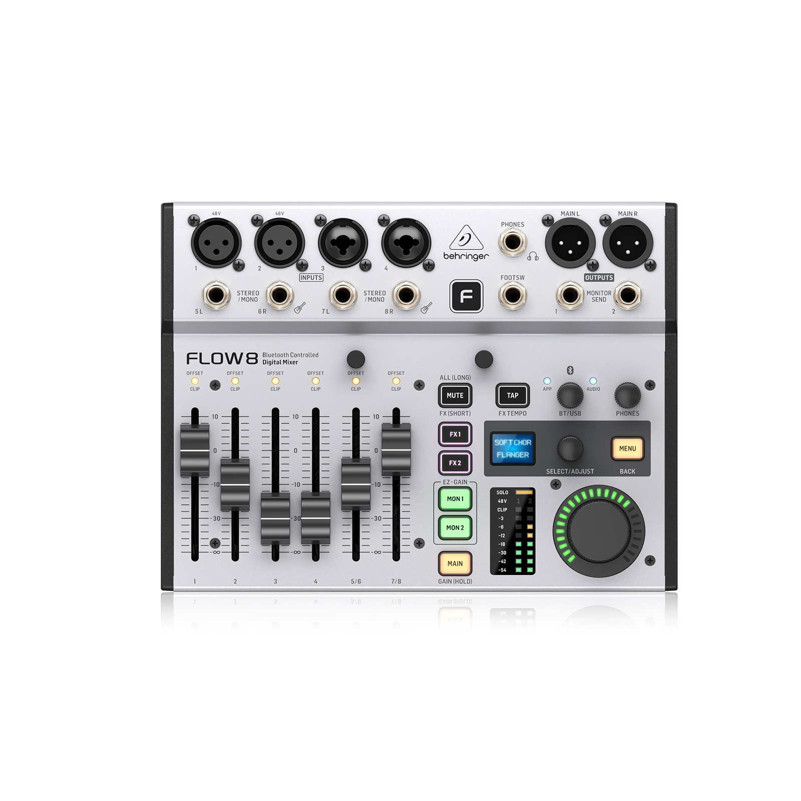 Behringer藍牙USB數碼調音台FLOW 8 專業混音器