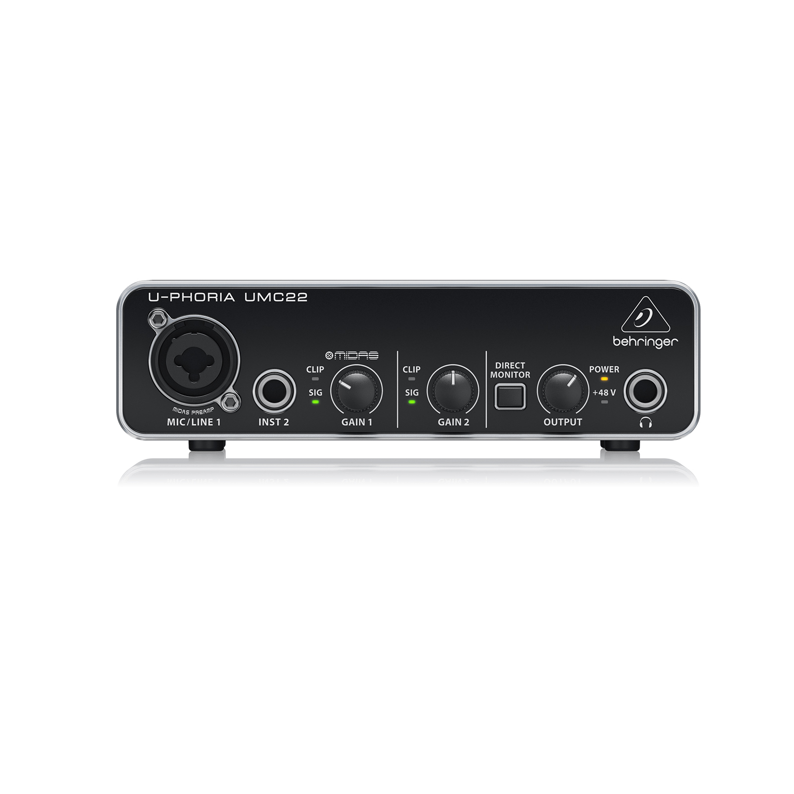 Behringer U-Phoria UMC22 USB Audio interface 電腦錄音 錄音聲卡