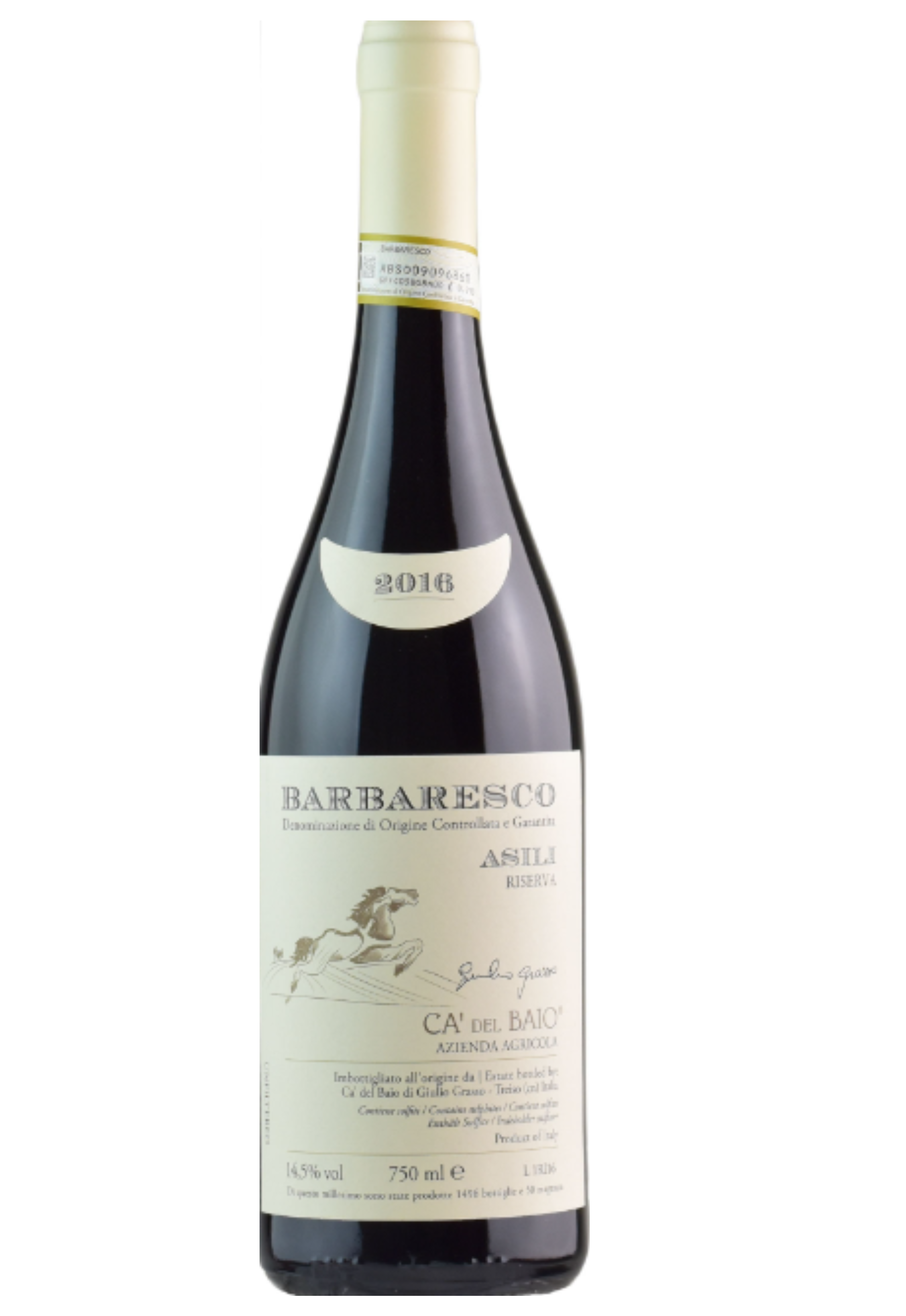 Ca’ del Baio Asili" Riserva Barbaresco D.O.C.G. 2016/17