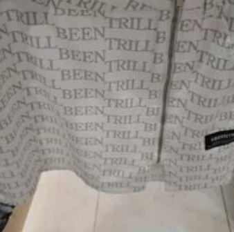 [S] BEENTRILL STEP MONOGRAM MINI SKIRT,OFF WHITE, BA221SK503-OF [FINAL SALE] (SBT18)
