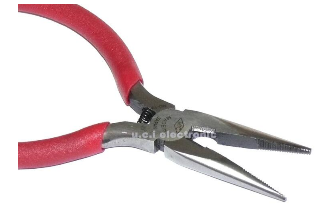 【UCI電子】(D-8) MTC-13尖嘴鉗 電子鉗 帶齒 125mm