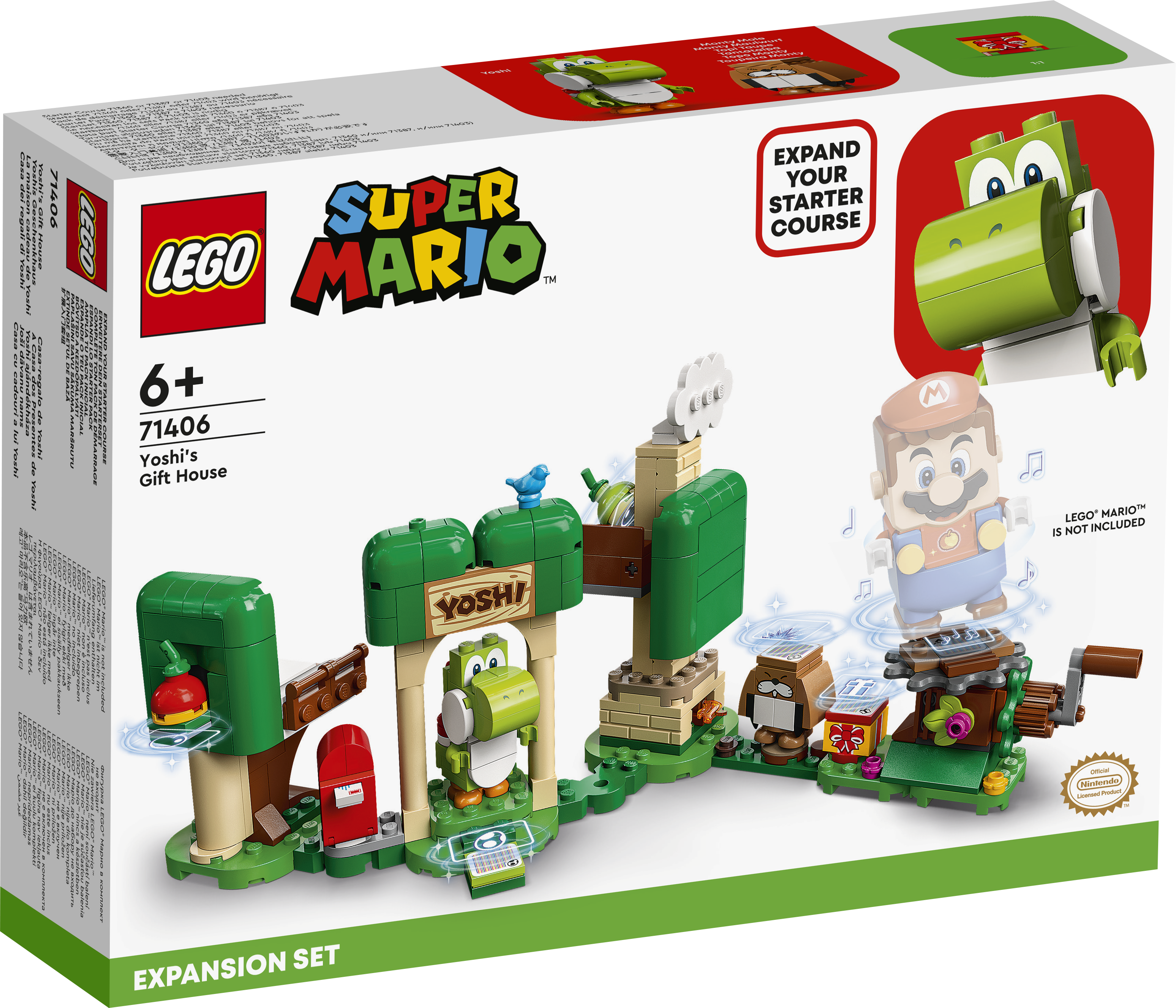 LEGO 71406 Yoshi’s Gift House Expansion Set 耀西的禮物屋擴充版圖 (超級瑪利奧)