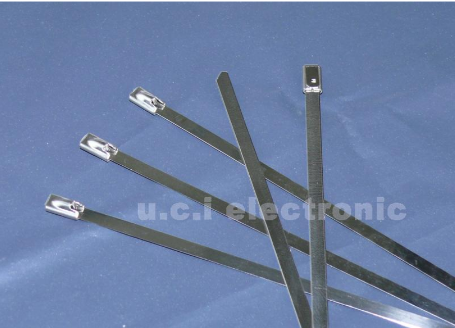 【UCI電子】(D-62) 不銹鋼紮帶 不銹鋼束帶 4.6*200/300/400mm 自鎖式 綁帶 白鐵束帶 固定帶