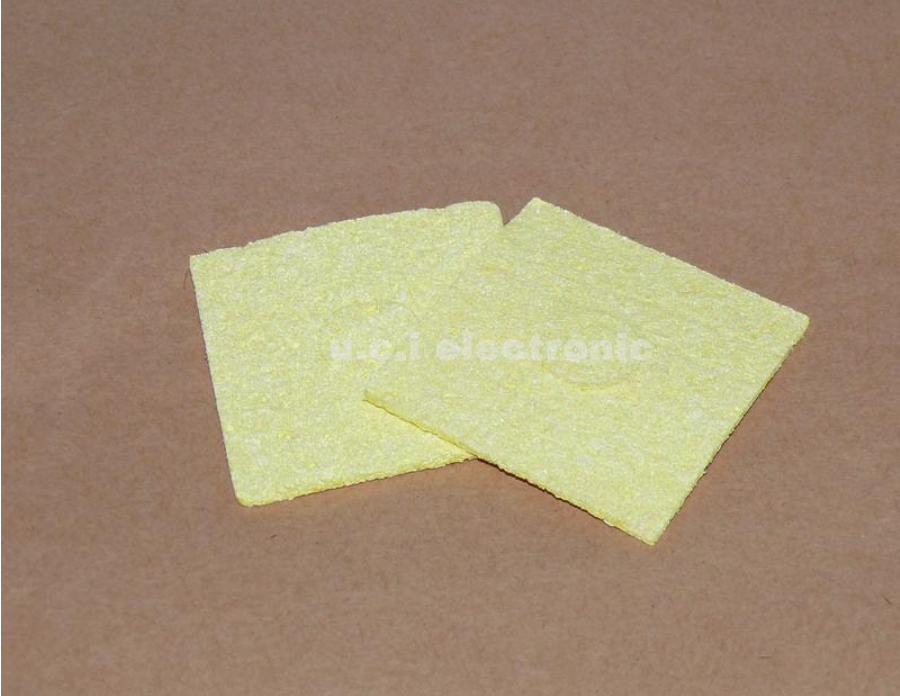 【UCI電子】(D-27) 加厚型清潔海綿6*​​6海綿6X6方型清潔烙鐵頭用焊接工具