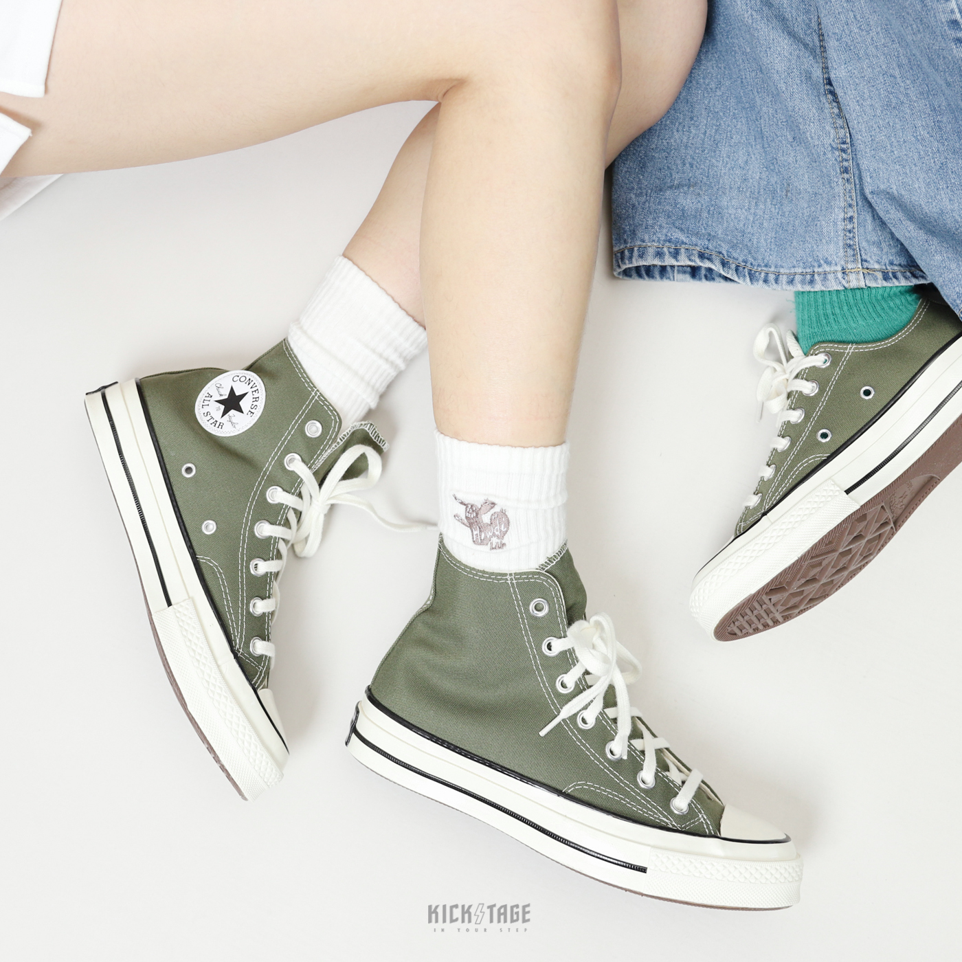 男女鞋CONVERSE CHUCK 70 HI 1970 橄欖綠軍綠色高筒低筒休閒