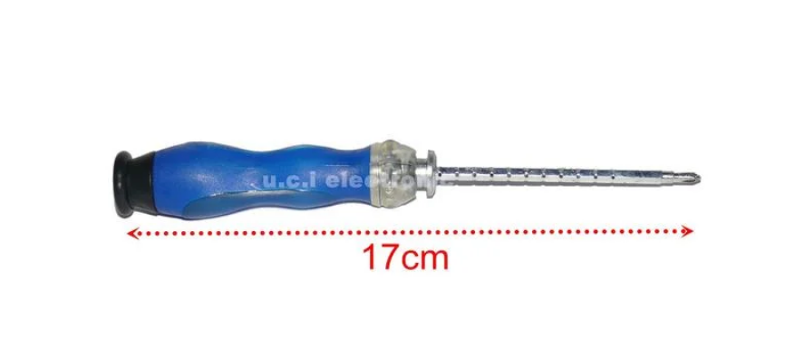 【UCI電子】(D-18) 工具螺絲刀組合 十字螺絲批起子改錐小梅花螺絲刀 伸縮 一字螺絲起子 十字螺絲起子