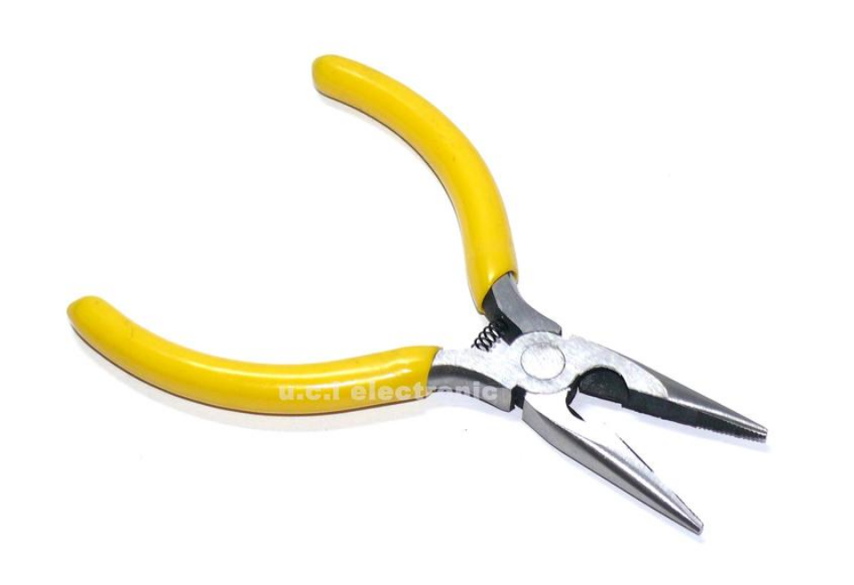 【UCI電子】(D-29)  鉗子 5寸 迷你 尖嘴鉗 帶齒鉗 帶彈簧 迷你尖嘴鉗