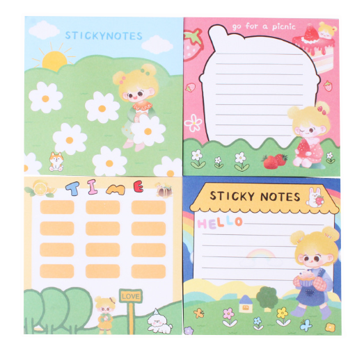 可愛女孩ins便利貼 E764B