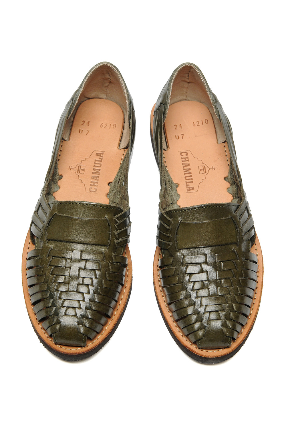 CHAMULA huarache Brasilia - Olive