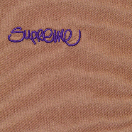 Supreme SS22 Washed Handstyle SS Tee Brown