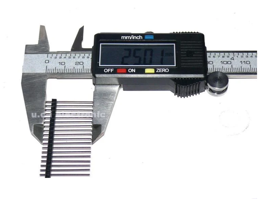 【UCI電子】(C-3-3) 間距2.54MM單排長排針 針長25MM 插針 1*40P 直針加長排針