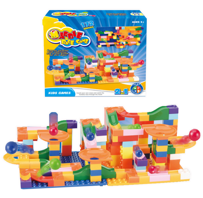 現貨區 2合1滾珠滑道172PCS積木 RL05010513