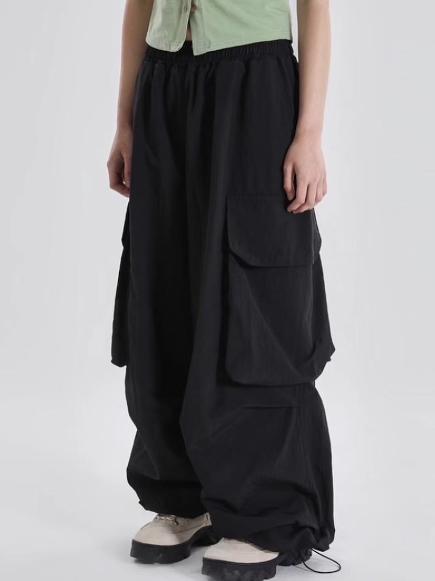 Top Gun unisex cargo trousers in black