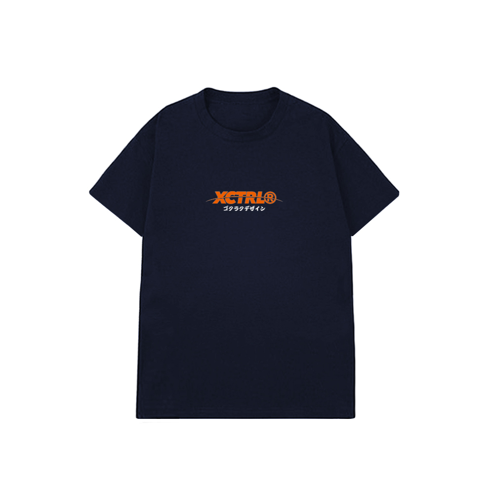 XCTRL x Gokuraku 極楽聯名輪框不倒翁短T-丈青