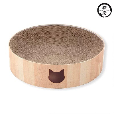日本直送 貓壹Necoichi 貓貓抓抓盆XL 48x48xh12cm / 日本直送 貓壹Necoichi 貓貓抓抓盆XL (補充包) 2件裝