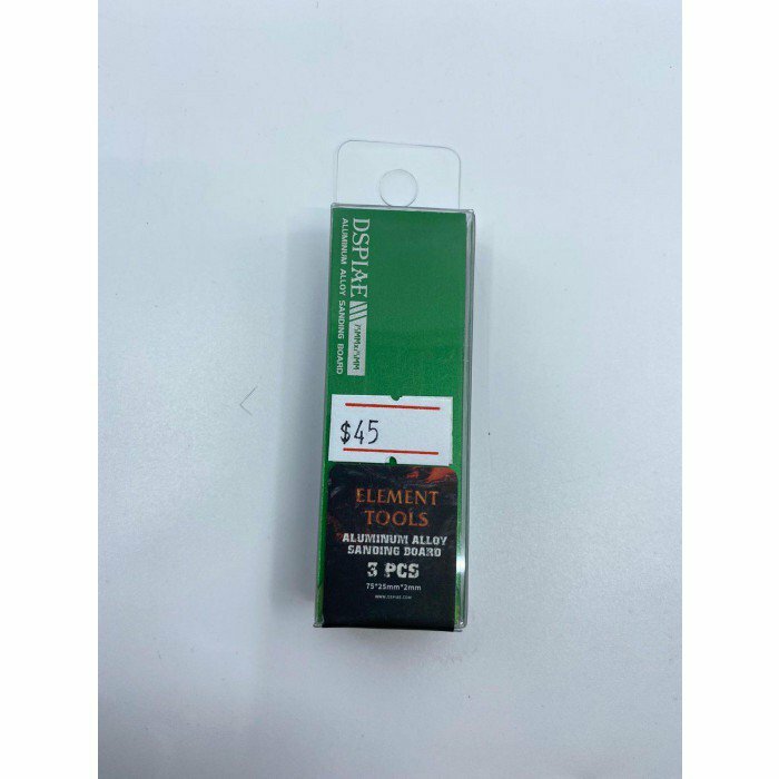 DSPIAE 迪斯派 – AS-GN25 魔鬼绿铝合金打磨板3片装送大号防水识别贴纸10枚