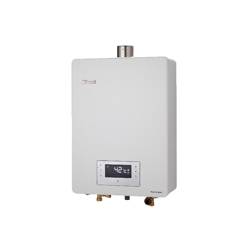 【結帳現折】Rinnai 林內 16L 強制排氣熱水器 RUA-C1620WF 三段火排 水量伺服 精準控溫系列