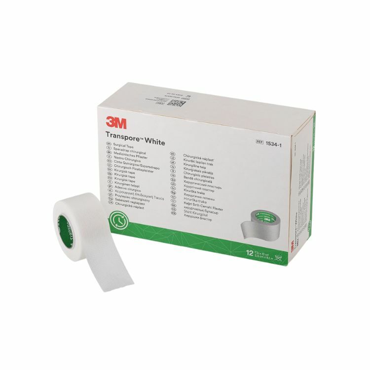 3M - Transpore White 1534 易撕紙膠帶 (1" x 10yds) | (原盒12卷)