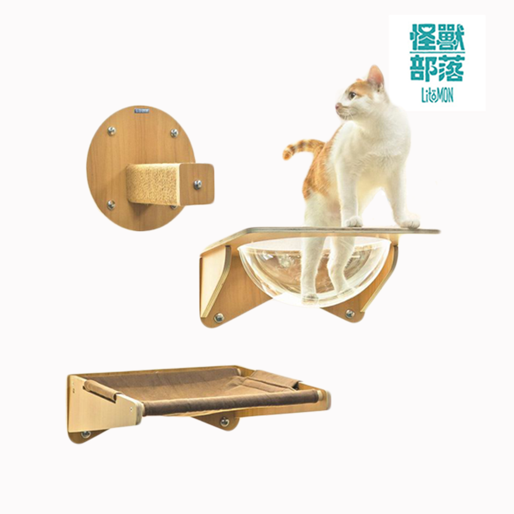 怪獸部落 漫步雲端 吸盤式貓吊床