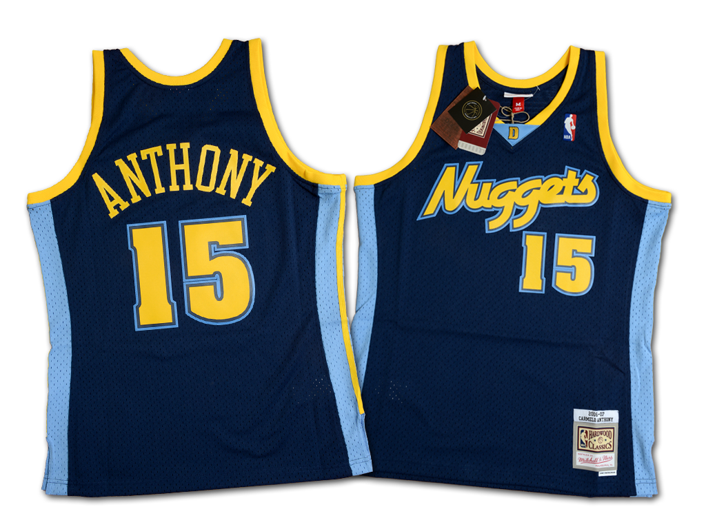 Mitchell & Ness 丹佛金塊隊 Carmelo Anthony 2006-2007 復刻 Swingman 球衣