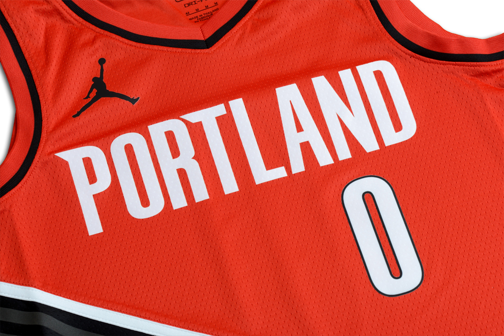 Jordan Brand 波特蘭拓荒者隊 Damian Lillard 宣言版 Swingman 球衣