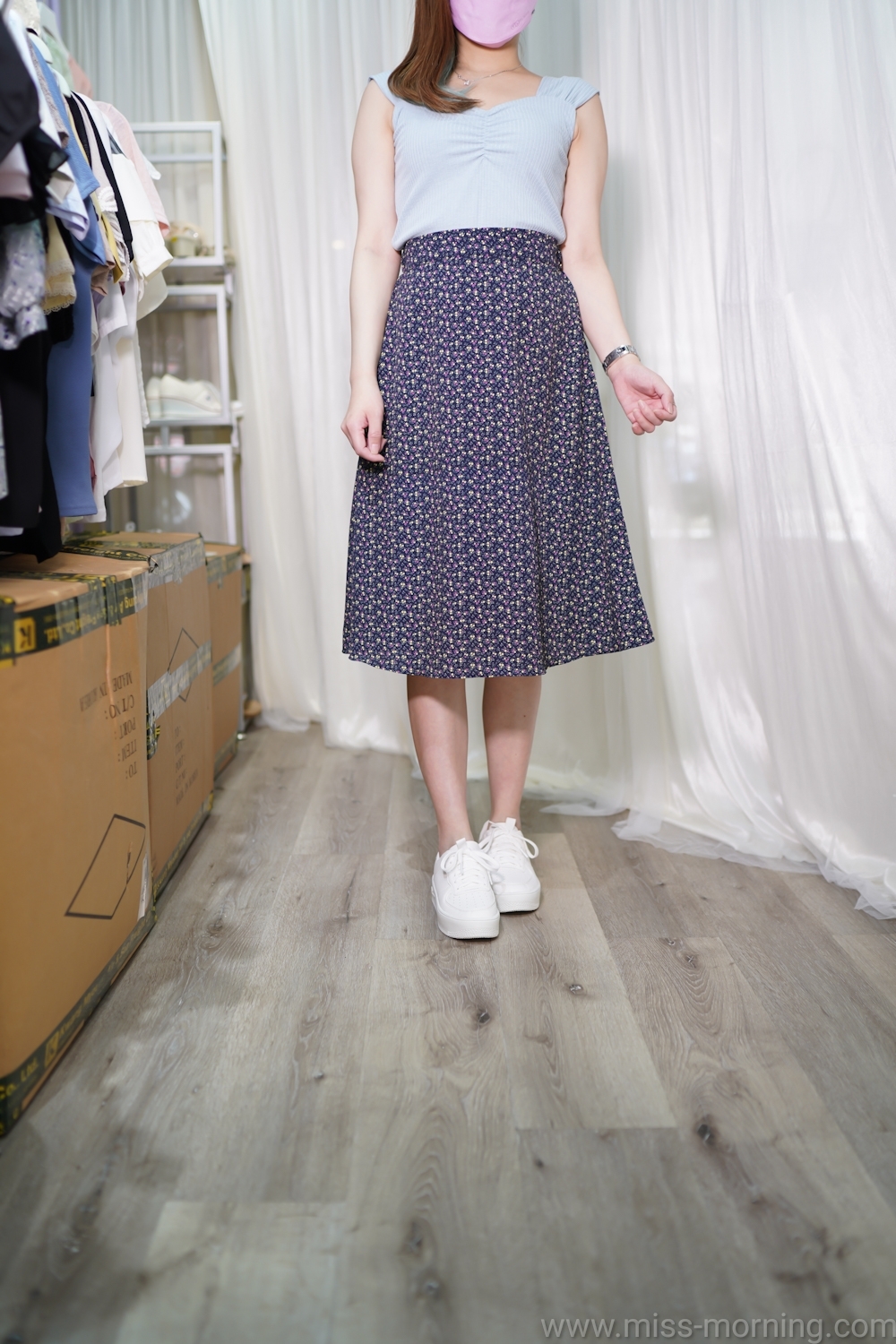 半背心束束款上衣(12730)&顯瘦碎花裙(33402)