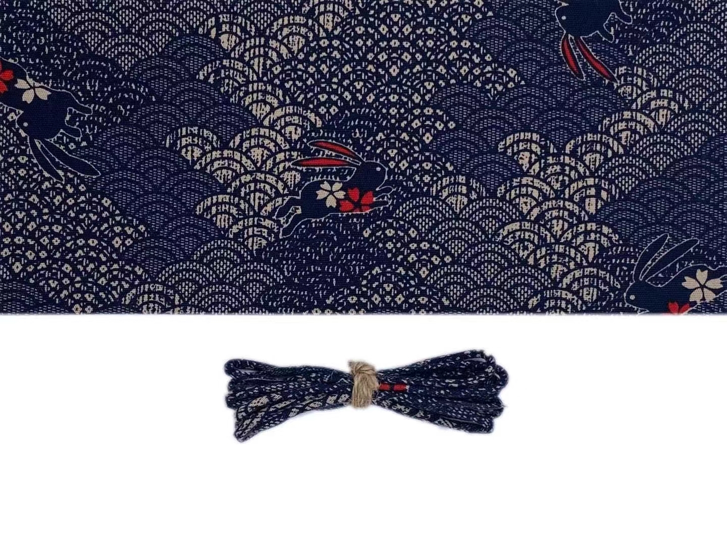 YVES 古布繩-浪紋兔