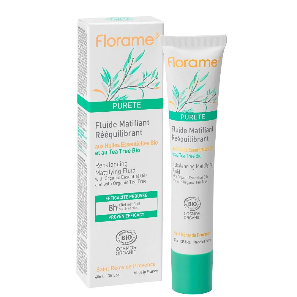 FLORAME Rebalancing Mattifying Fluid 有機互葉白千層控油面霜 [40ml]