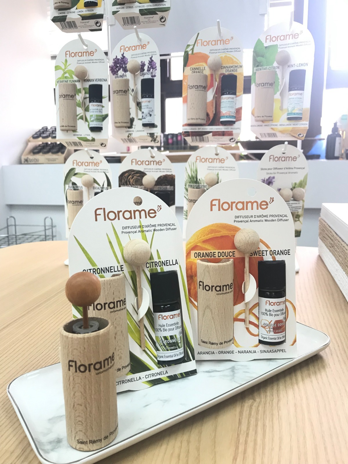 FLORAME 普羅旺斯香薰精油小木瓶 - Organic Mint Lemon 薄荷檸檬