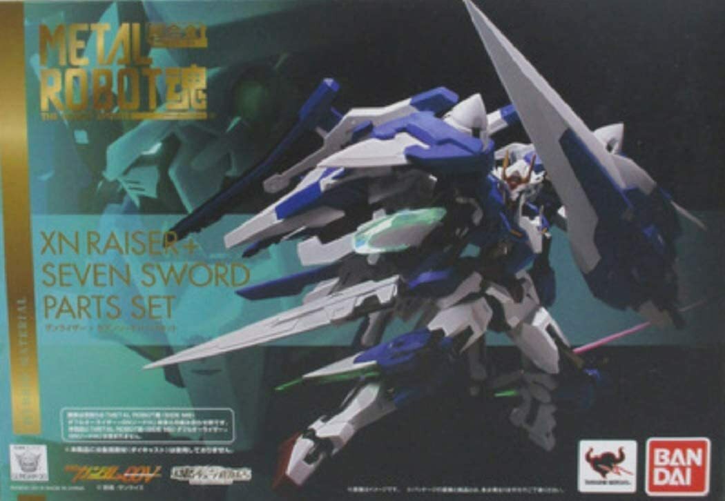 GUNDAM-METAL ROBOT魂 00R RAISER SEVEN PARTS SET