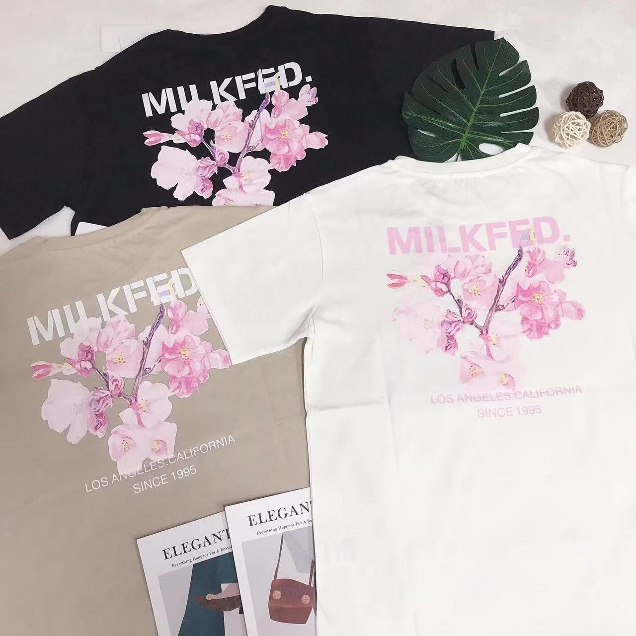 MILKFED FLORAL BACK PRINT TEE