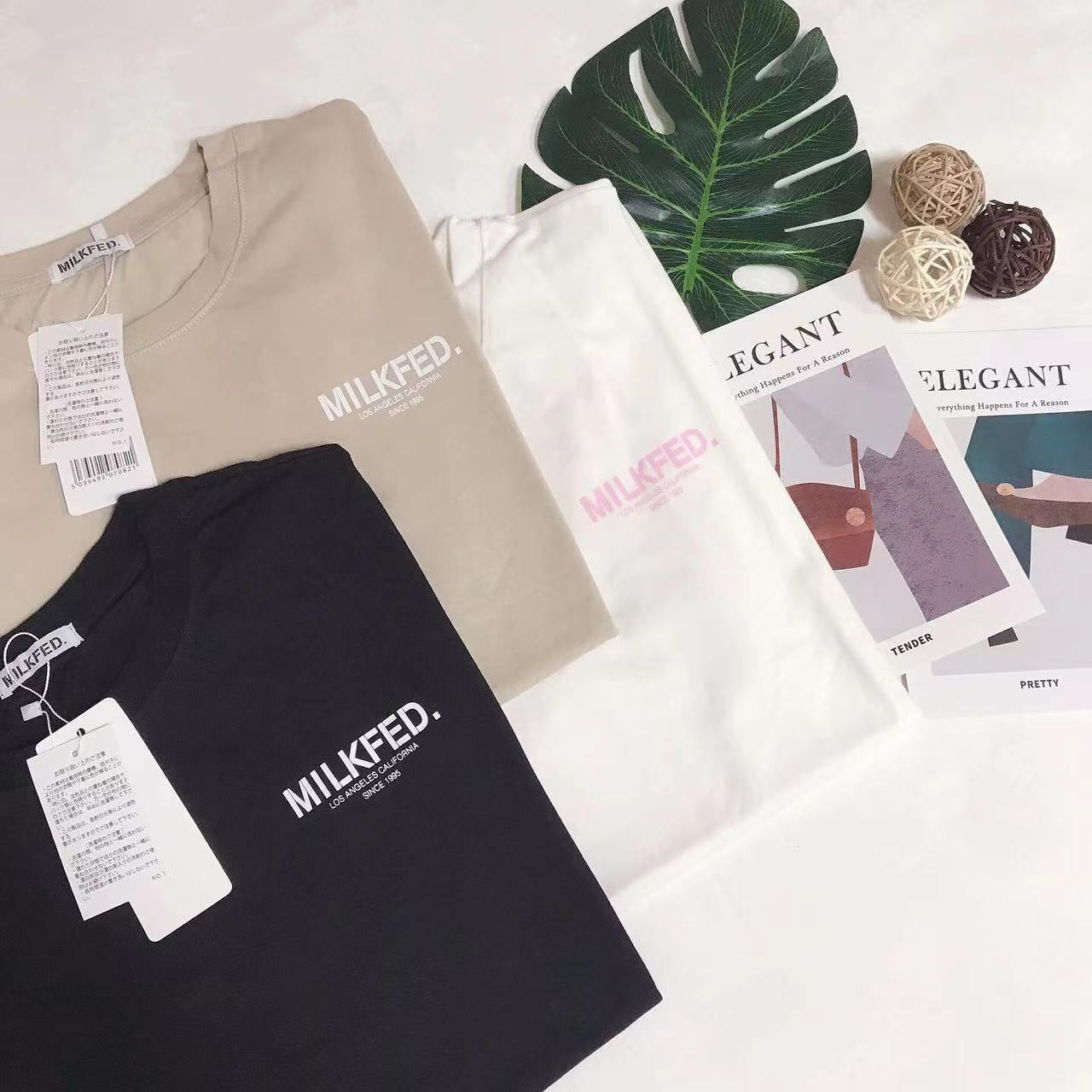 MILKFED FLORAL BACK PRINT TEE