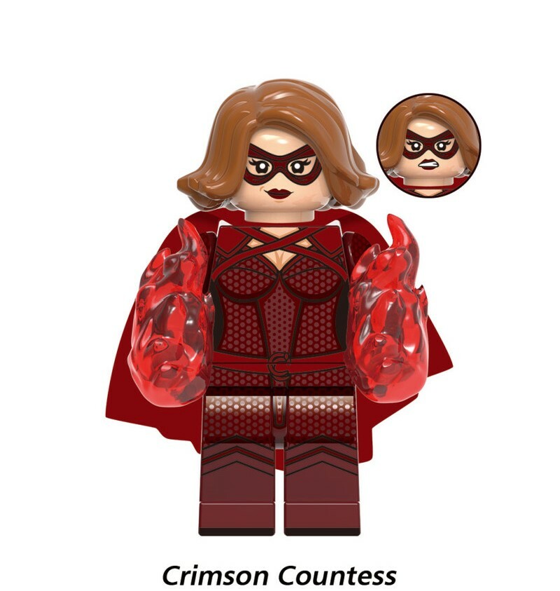 Crimson Countess The Boys Custom Minifigures Minifigs Fit Lego X1906