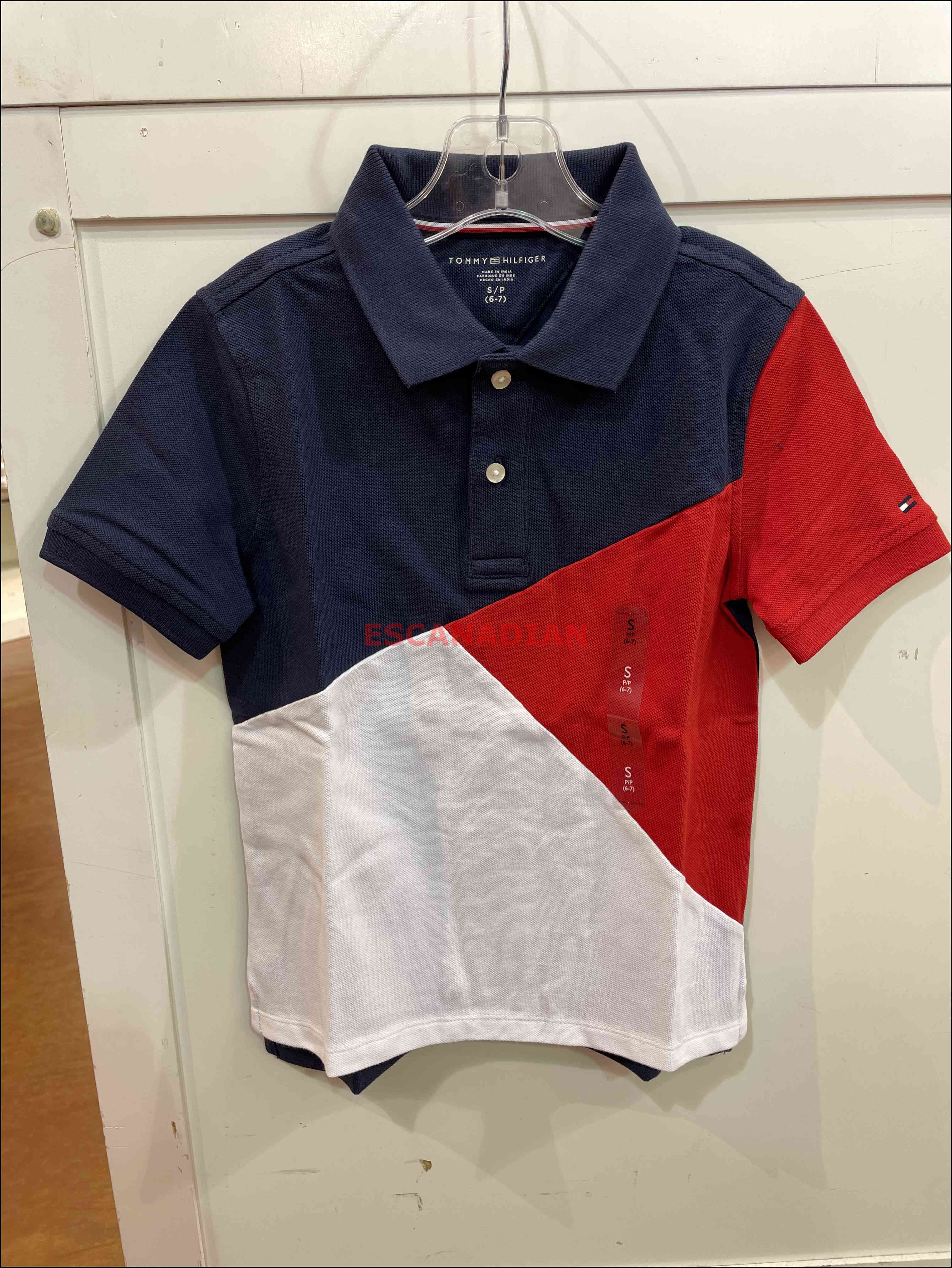 TOMMY 男大童 大Logo POLO衫