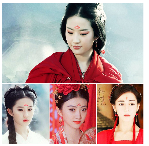 儿童纹身 眉心贴