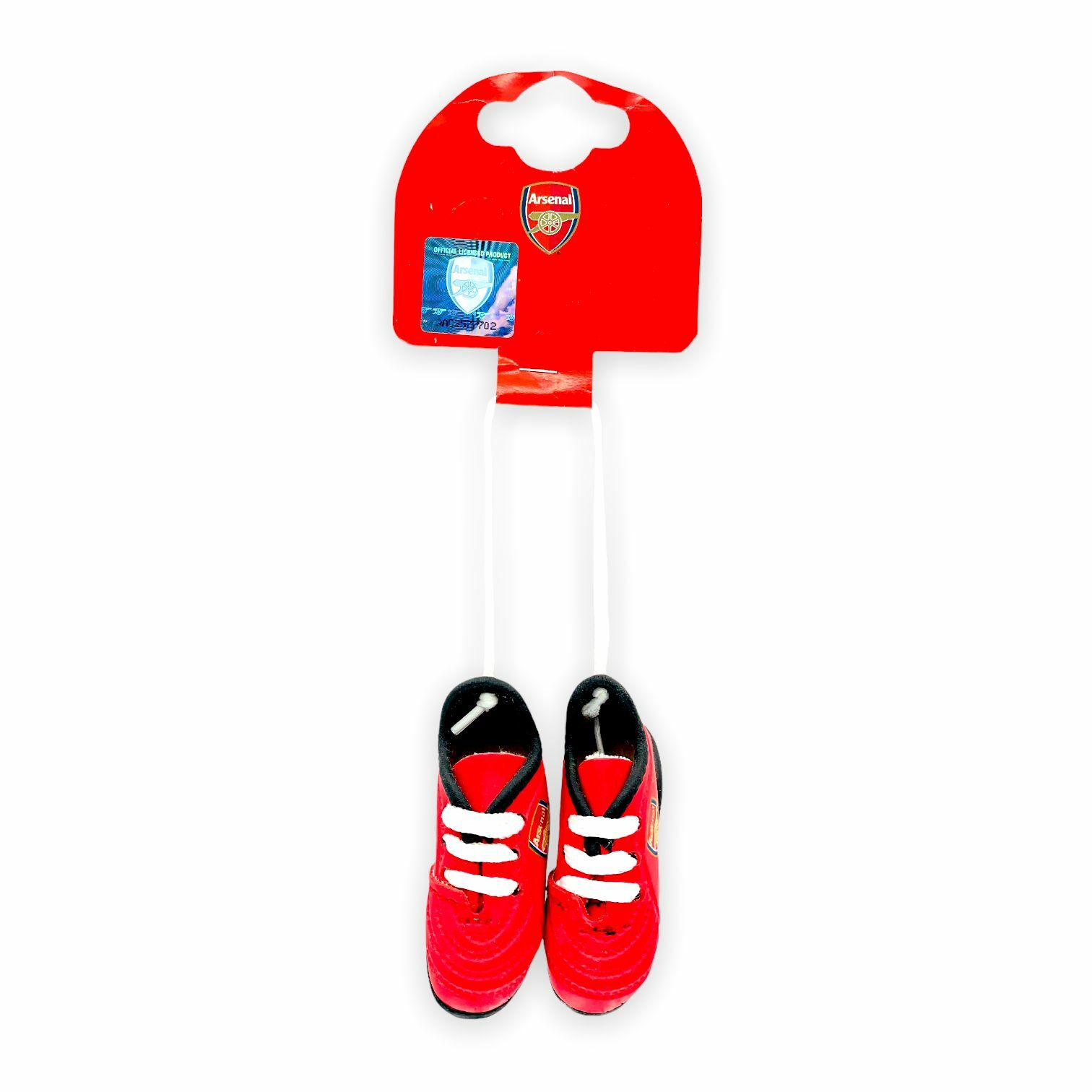 阿仙奴紅色迷你球鞋車飾