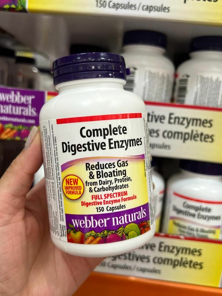 Webber Naturals Complete Digestive Enzymes 150粒