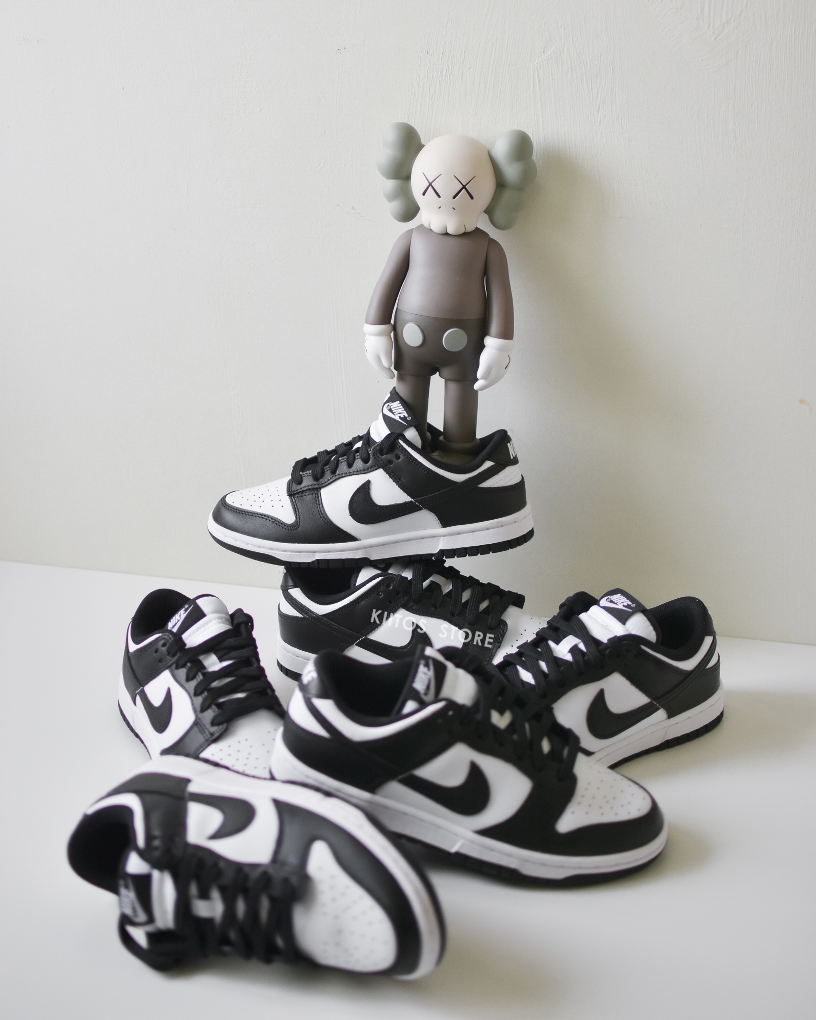 モール Nike WMNS Dunk Low White/Black 28cm DD1503-101 - レディース ...