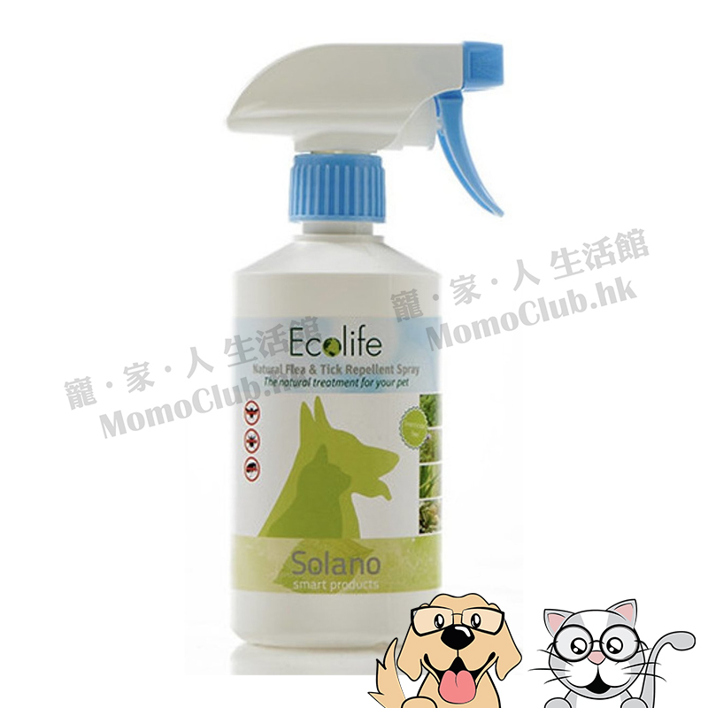 Solano Ecolife - 天然驅蚤噴霧 300ml  [貓犬用]
