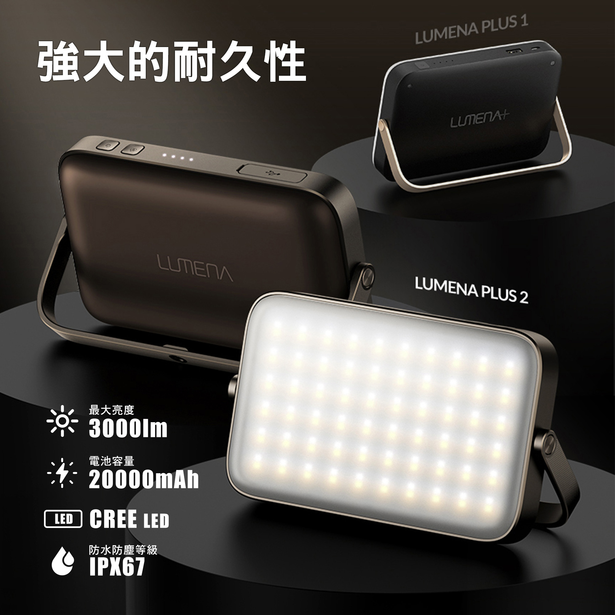 【N9 LUMENA】PLUS2 行動電源照明LED燈