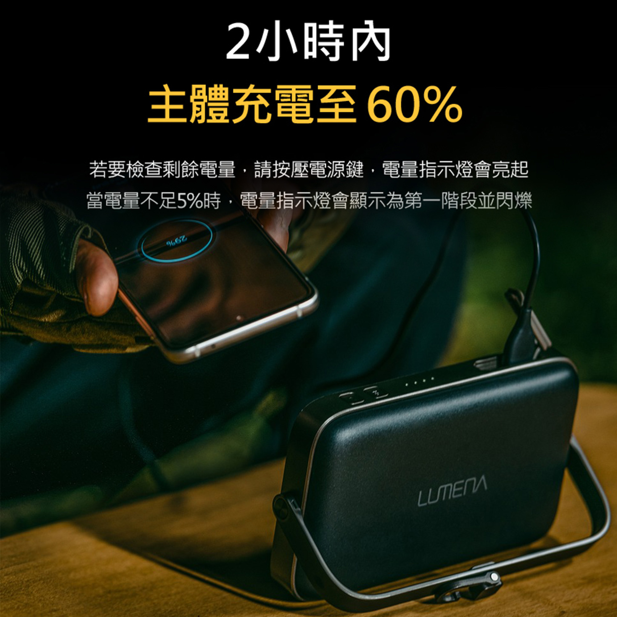 【N9 LUMENA】PLUS2 行動電源照明LED燈